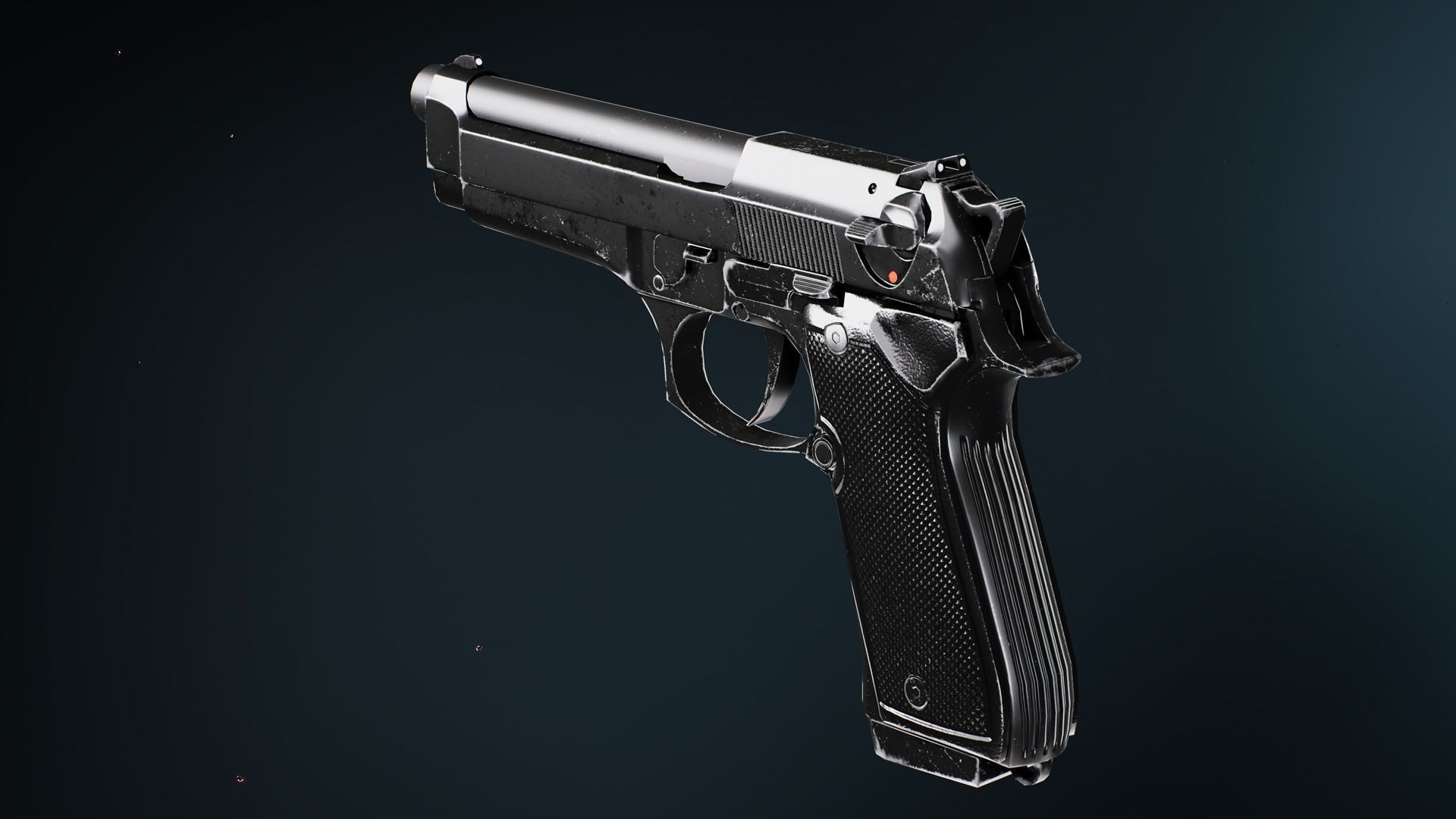 Pistols colt pistol 3D Model Collection_11