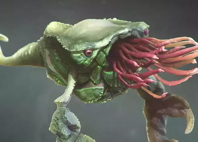 Sea Creature - Highpoly