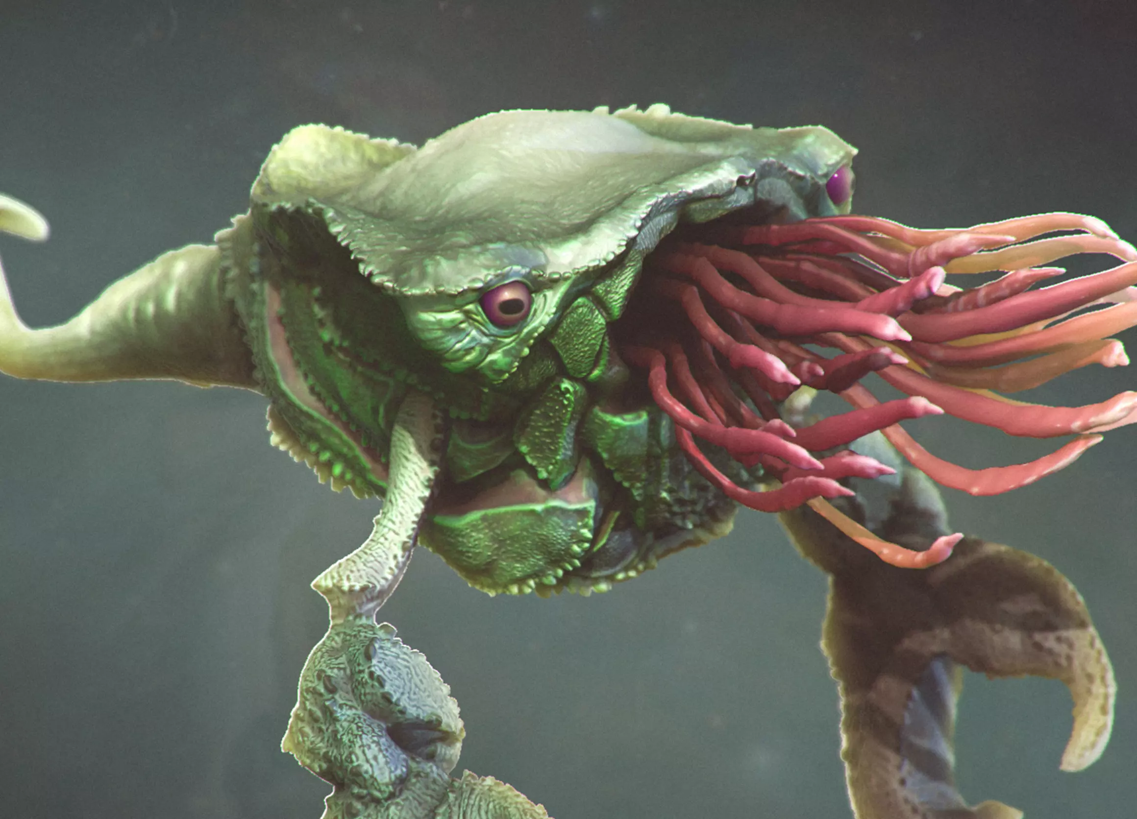 Sea Creature - Highpoly 3D model_0