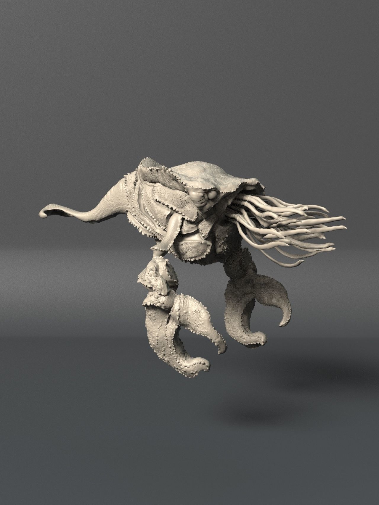 Sea Creature - Highpoly 3D model_5