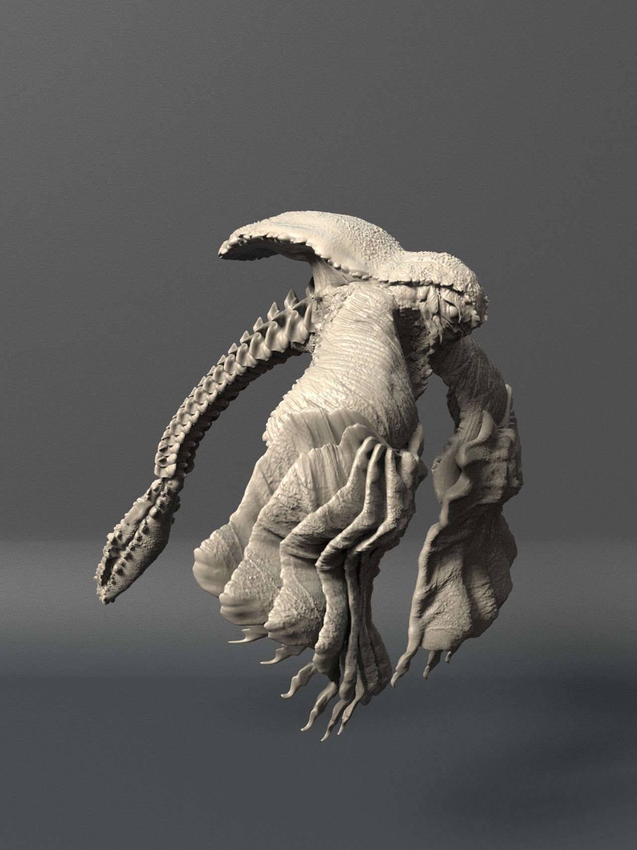 Sea Creature - Highpoly 3D model_4