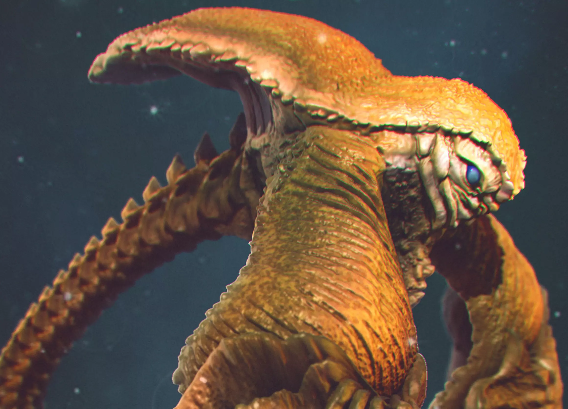 Sea Creature - Highpoly 3D model_0