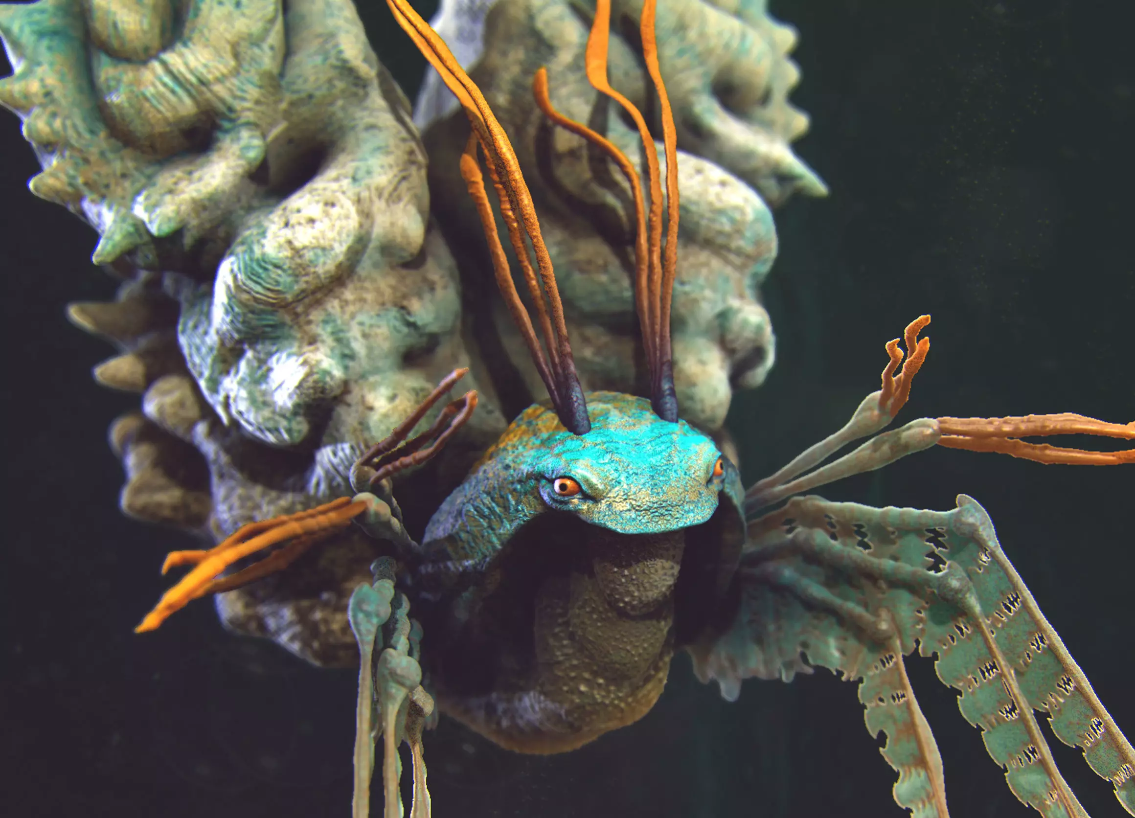 Sea Creature - Highpoly 3D model