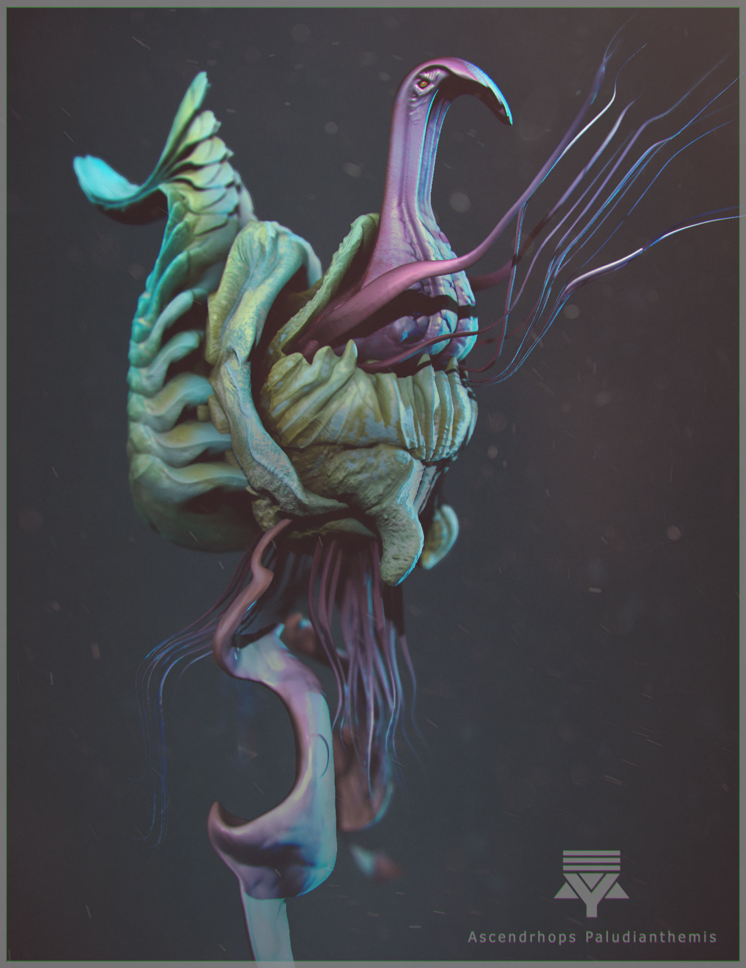 Volume 1 Sea Creatures  - Highpoly 3D model_4