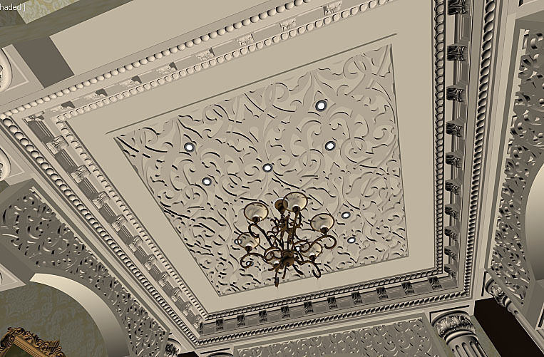 Lobby Hall 3D model_2