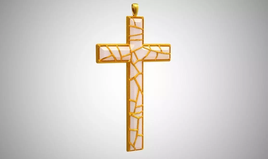 Cross Necklace 3D print model