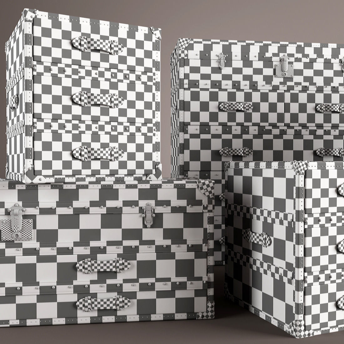 Chest of Drawers Curbstones 3D model_10