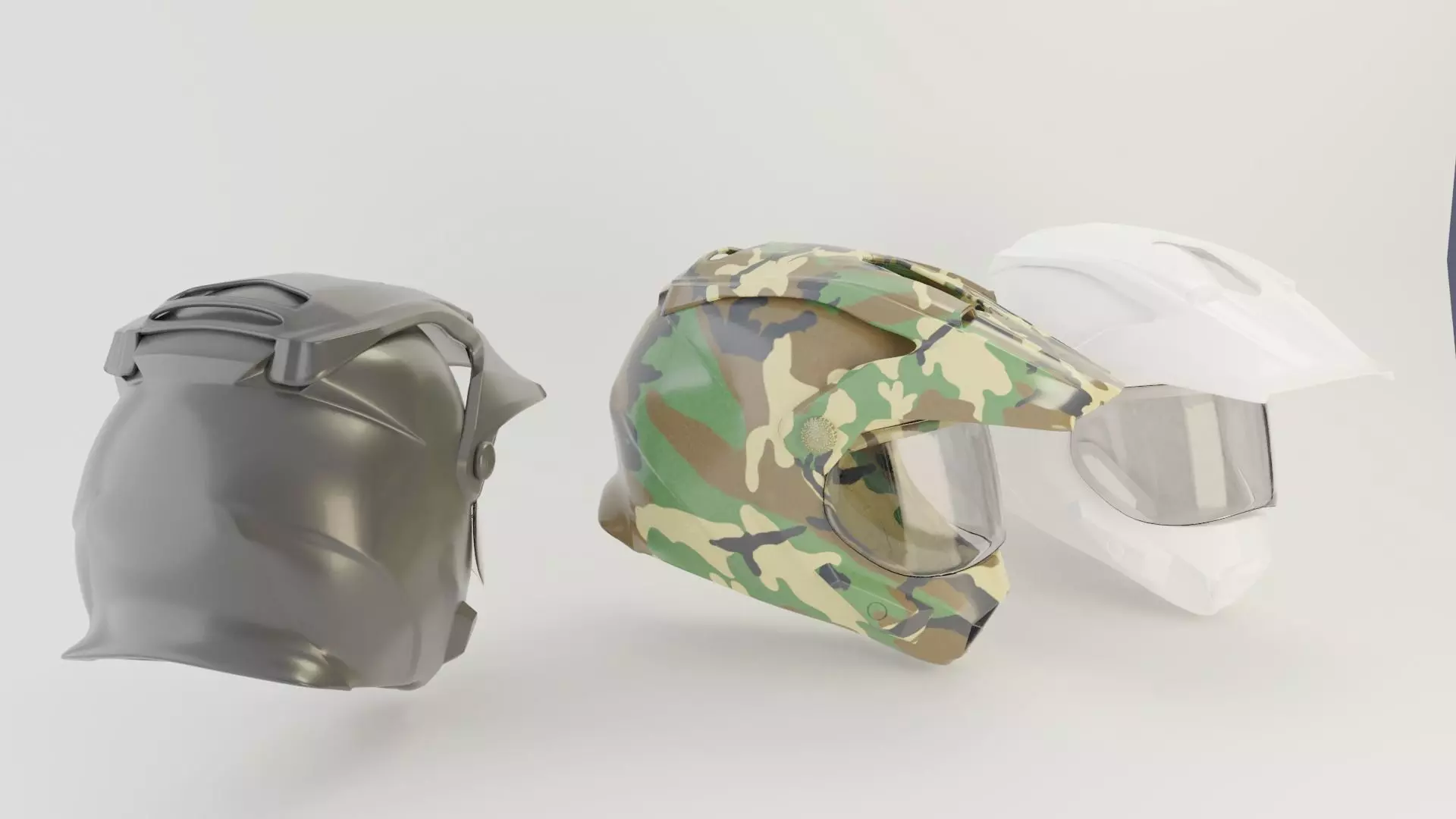 bike helmet gear Low-poly 3D model