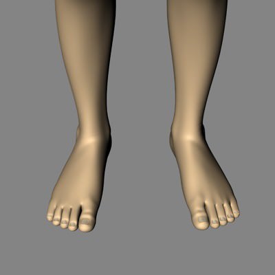 Male White 3D model_3