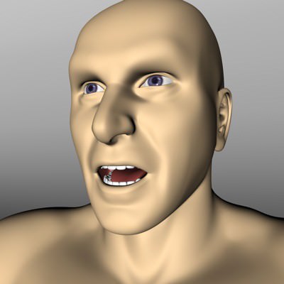 Male White 3D model_7