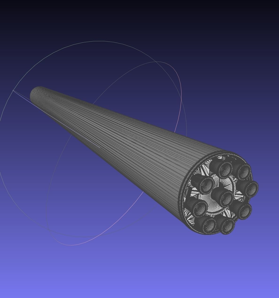 Rocket Labs Electron Rough Printable Model 3D print model_7