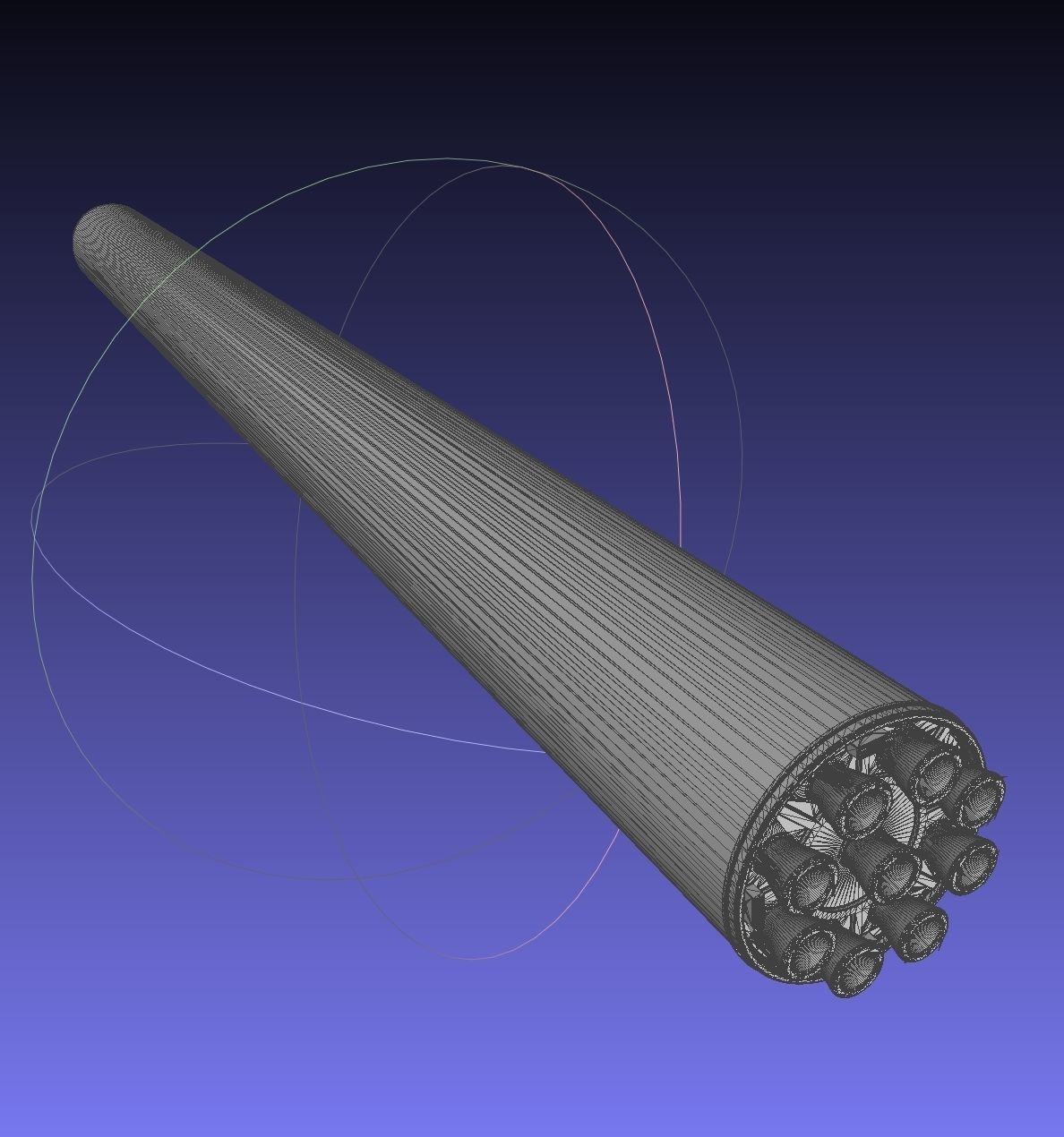 Rocket Labs Electron Rough Printable Model 3D print model_8