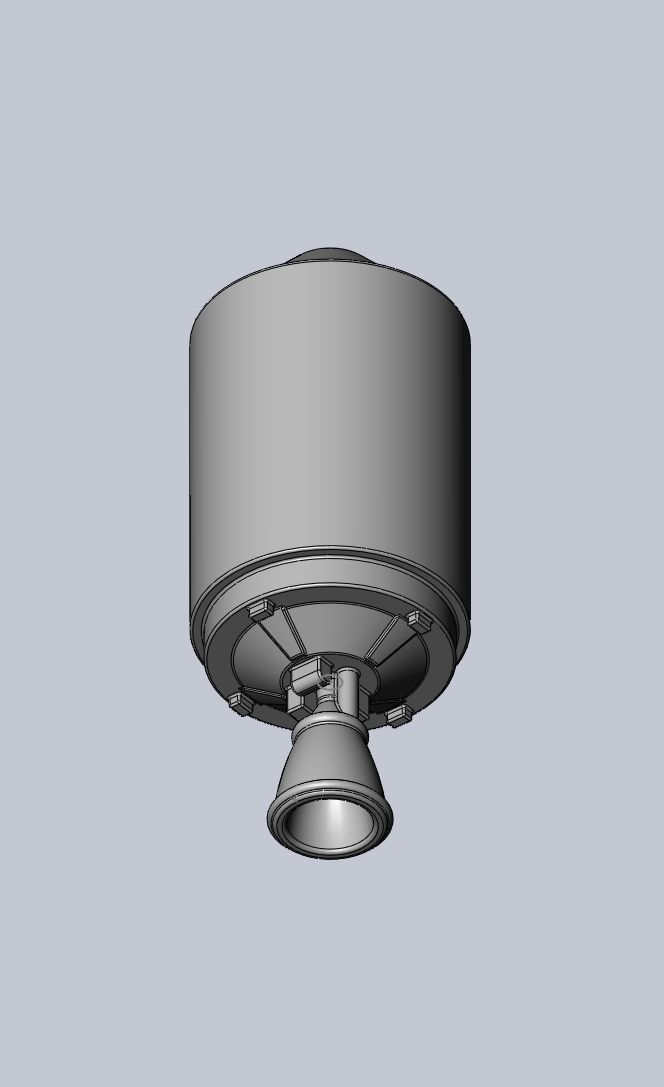 Rocket Labs Electron Rough Printable Model 3D print model_1