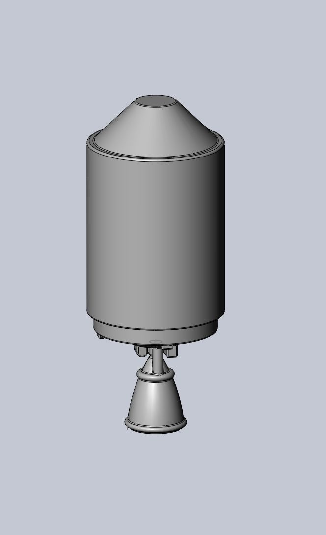 Rocket Labs Electron Rough Printable Model 3D print model_4