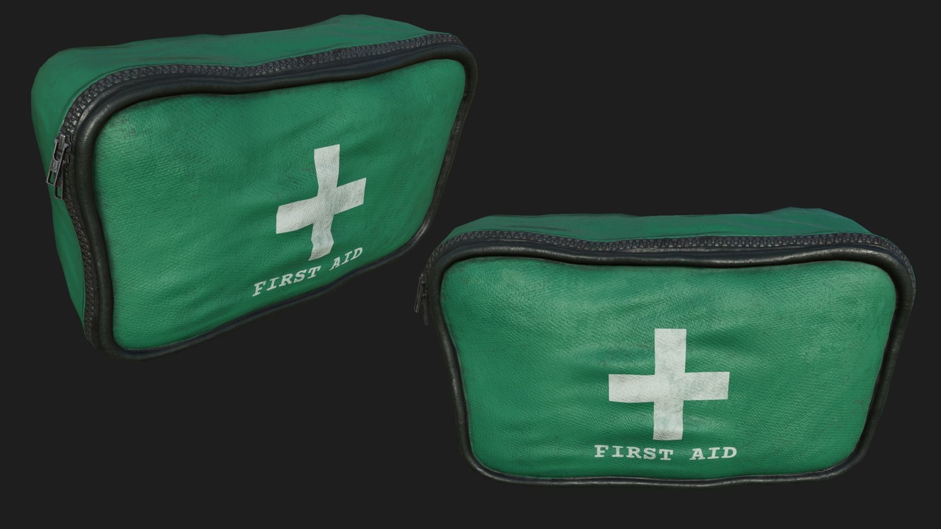 First Aid Kit PBR Low-poly 3D model_1