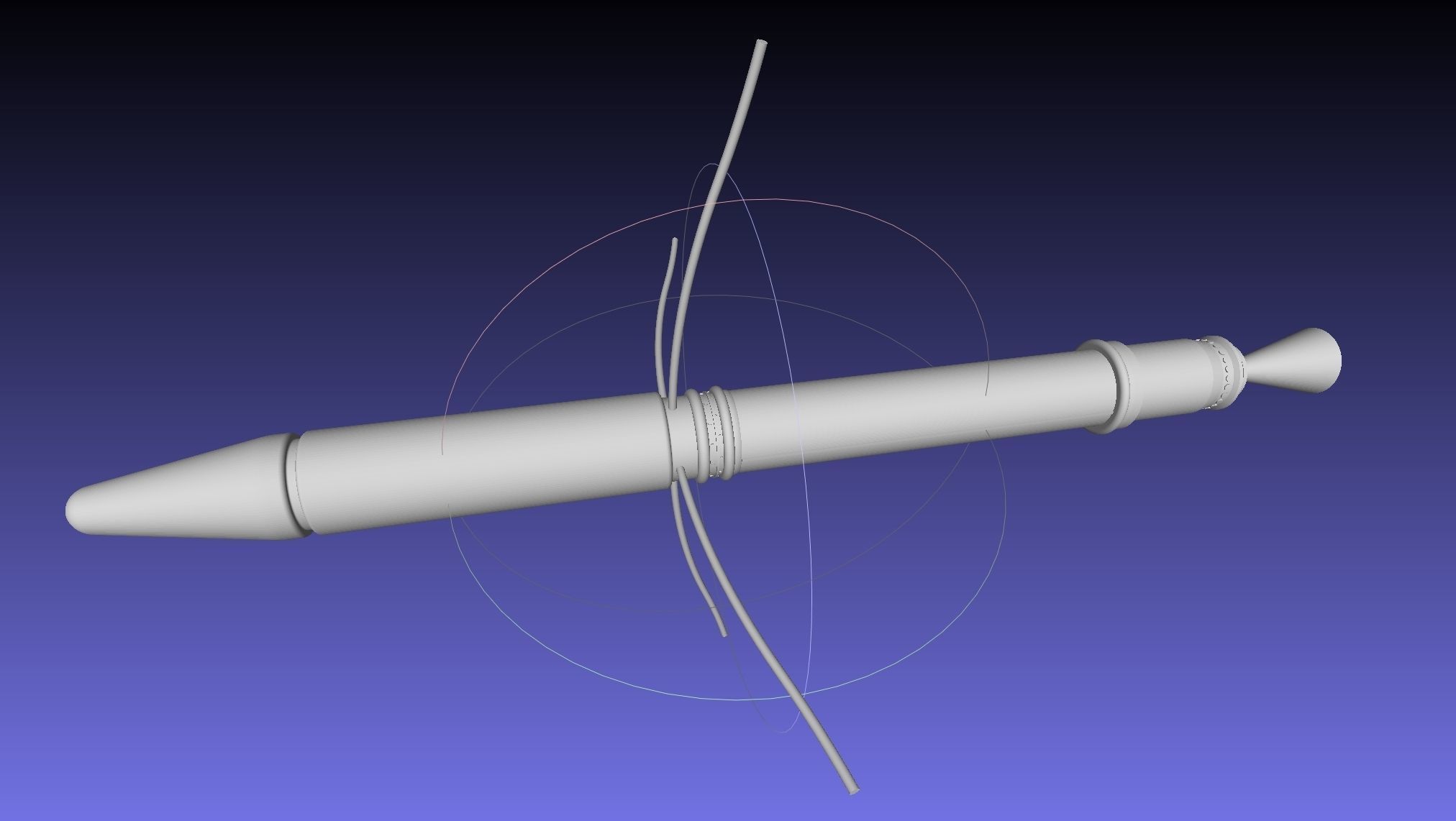 Explorer 1 First US Satellite Printable Scale Model 3D print model_12
