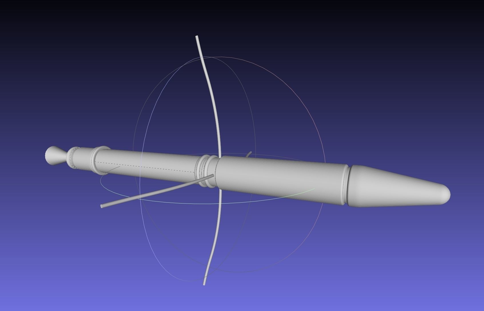 Explorer 1 First US Satellite Printable Scale Model 3D print model_14