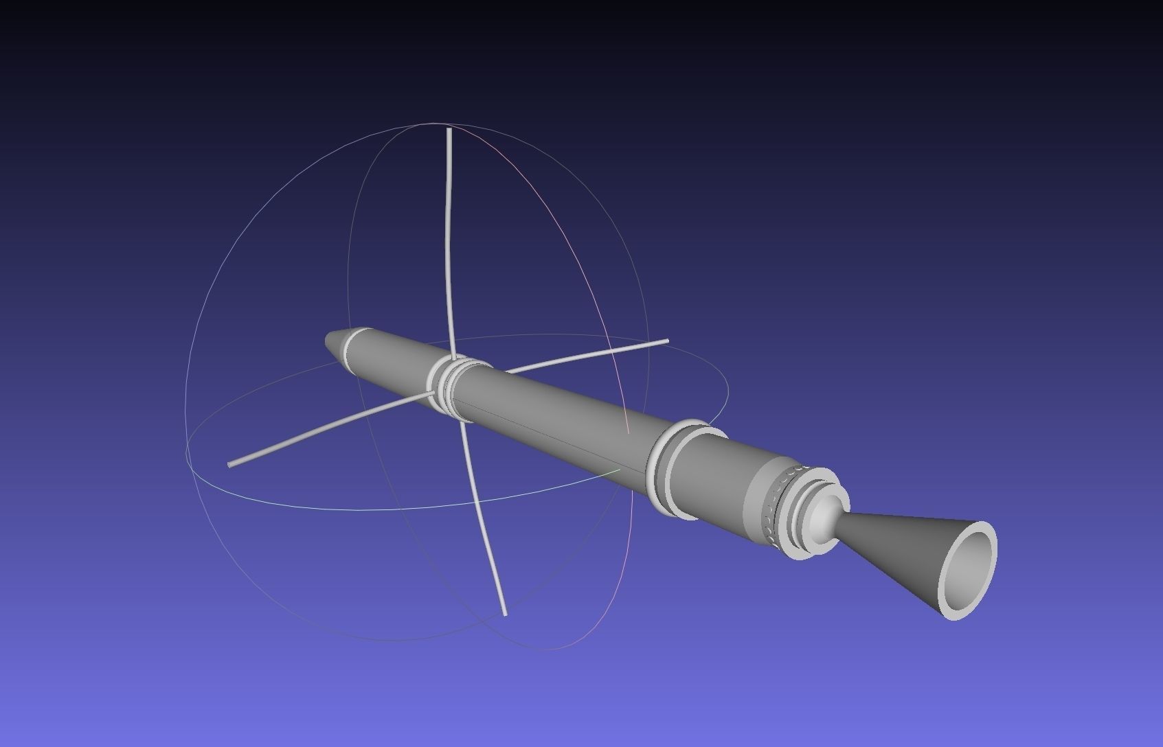 Explorer 1 First US Satellite Printable Scale Model 3D print model_3