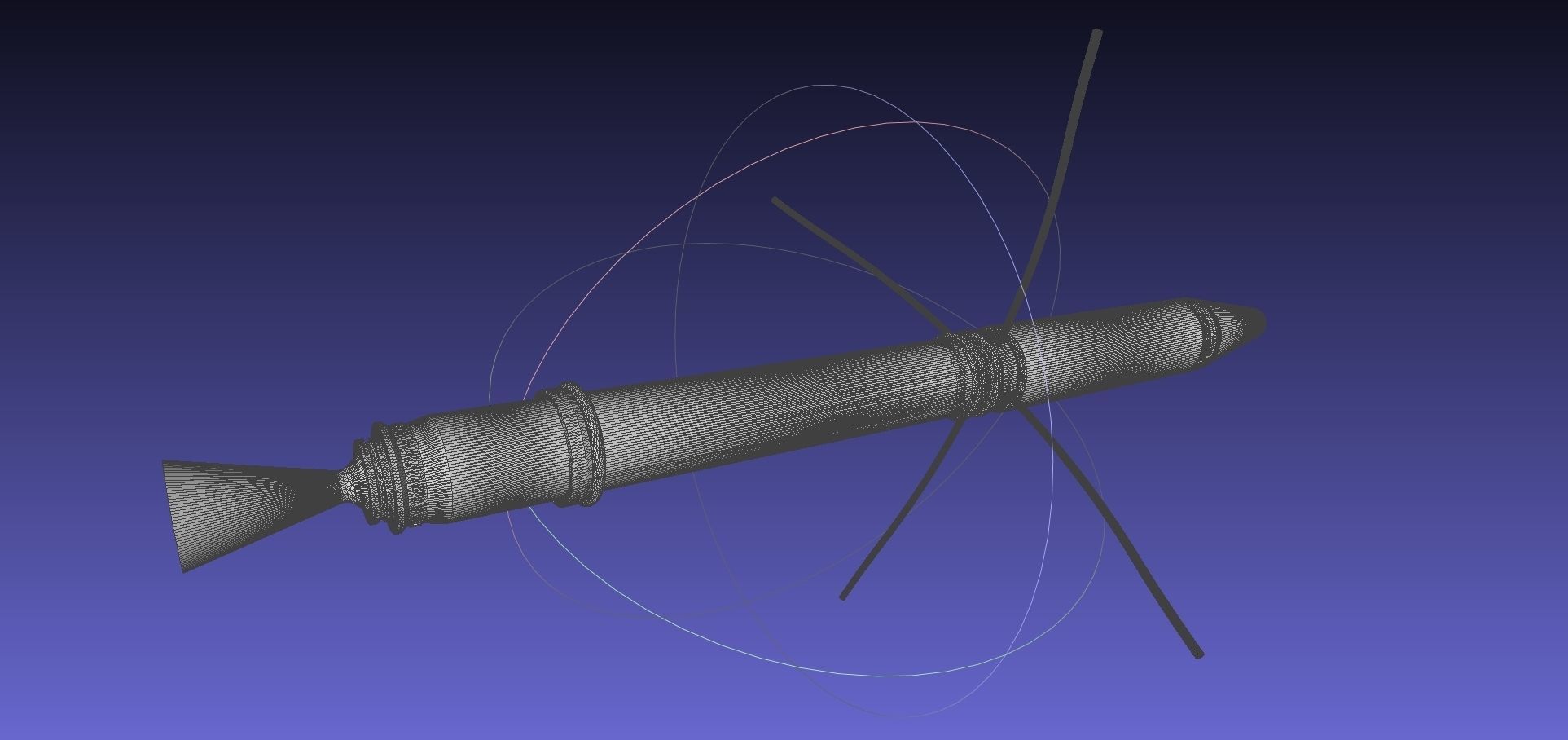 Explorer 1 First US Satellite Printable Scale Model 3D print model_15