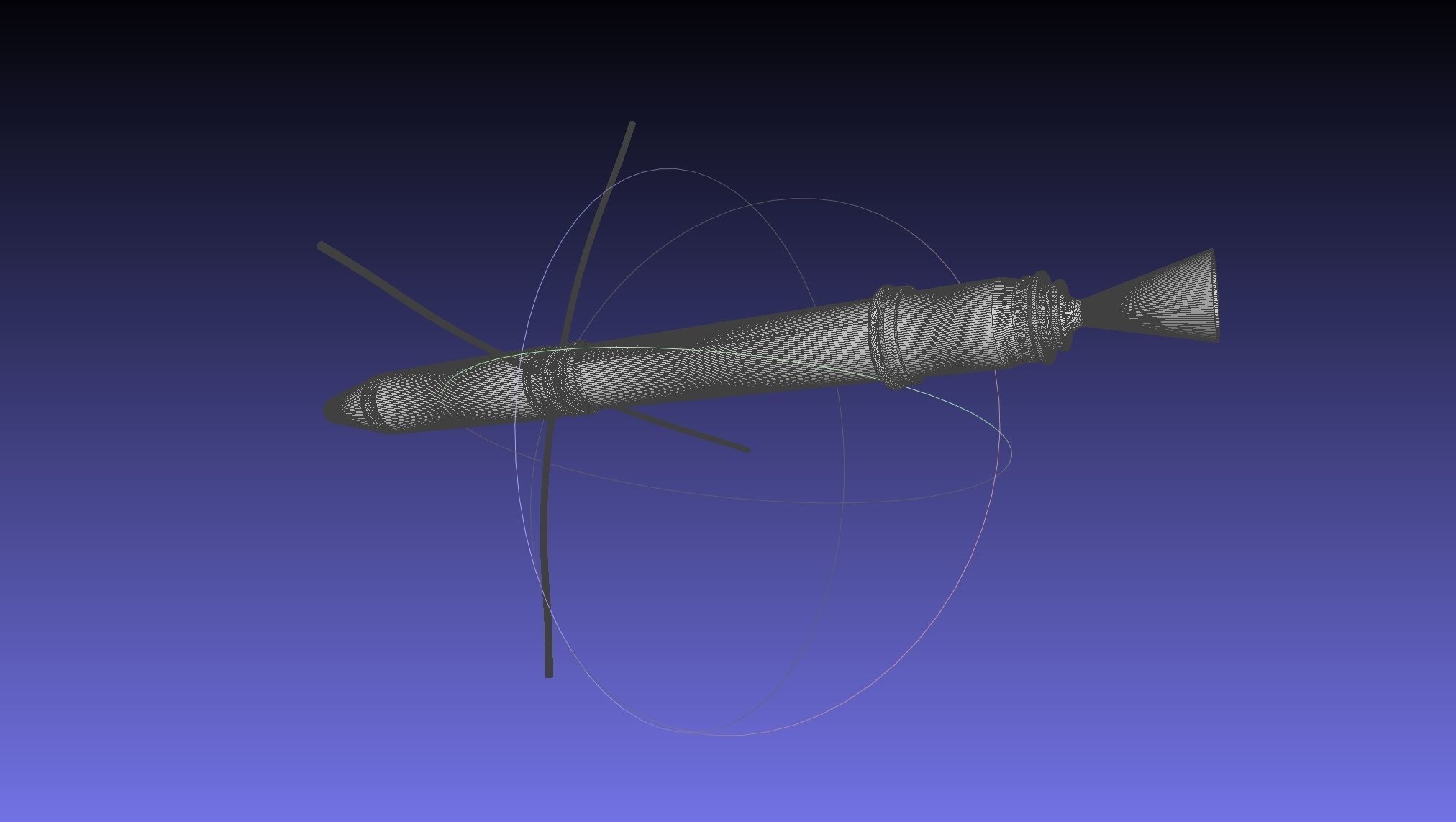 Explorer 1 First US Satellite Printable Scale Model 3D print model_6