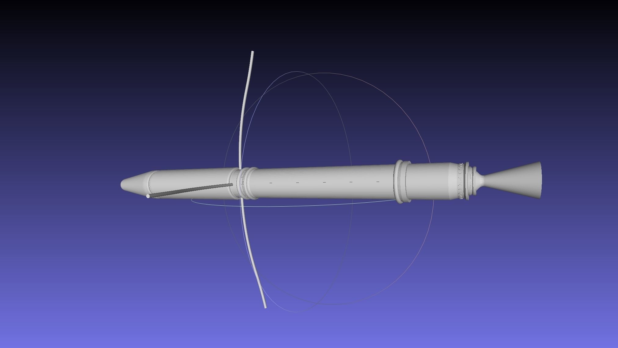 Explorer 1 First US Satellite Printable Scale Model 3D print model_4