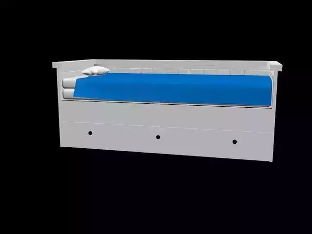 HemnesBed bed with sheets and drawers