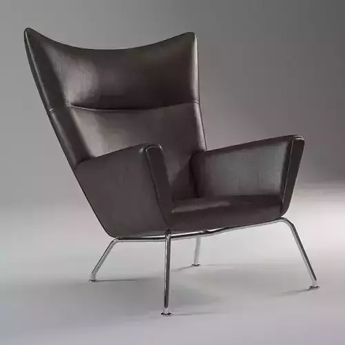 Carl Hansen 445 Black leather