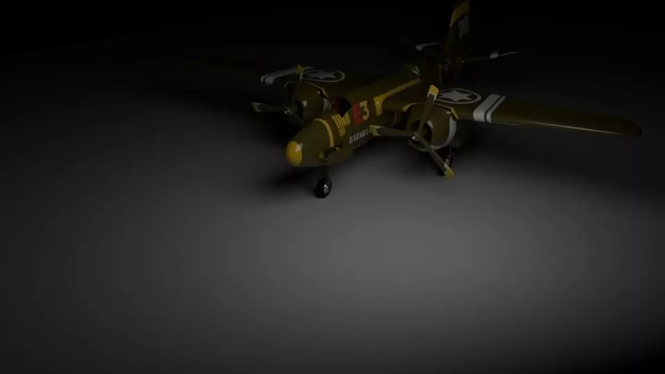 flight military plane 3D model