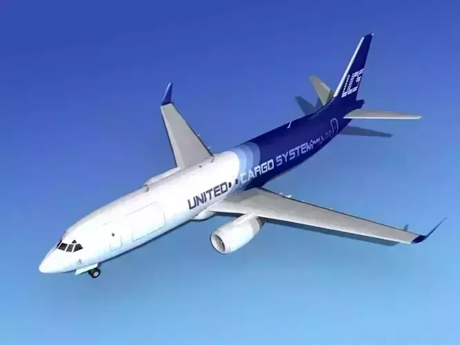 Boeing 737-800ER United Cargo 3D model