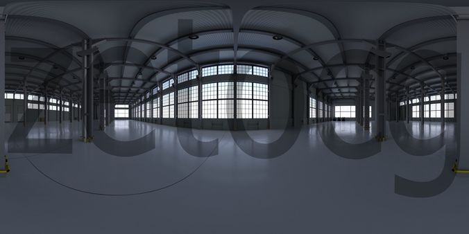 HDRI - Factory Warehouse 1b Texture