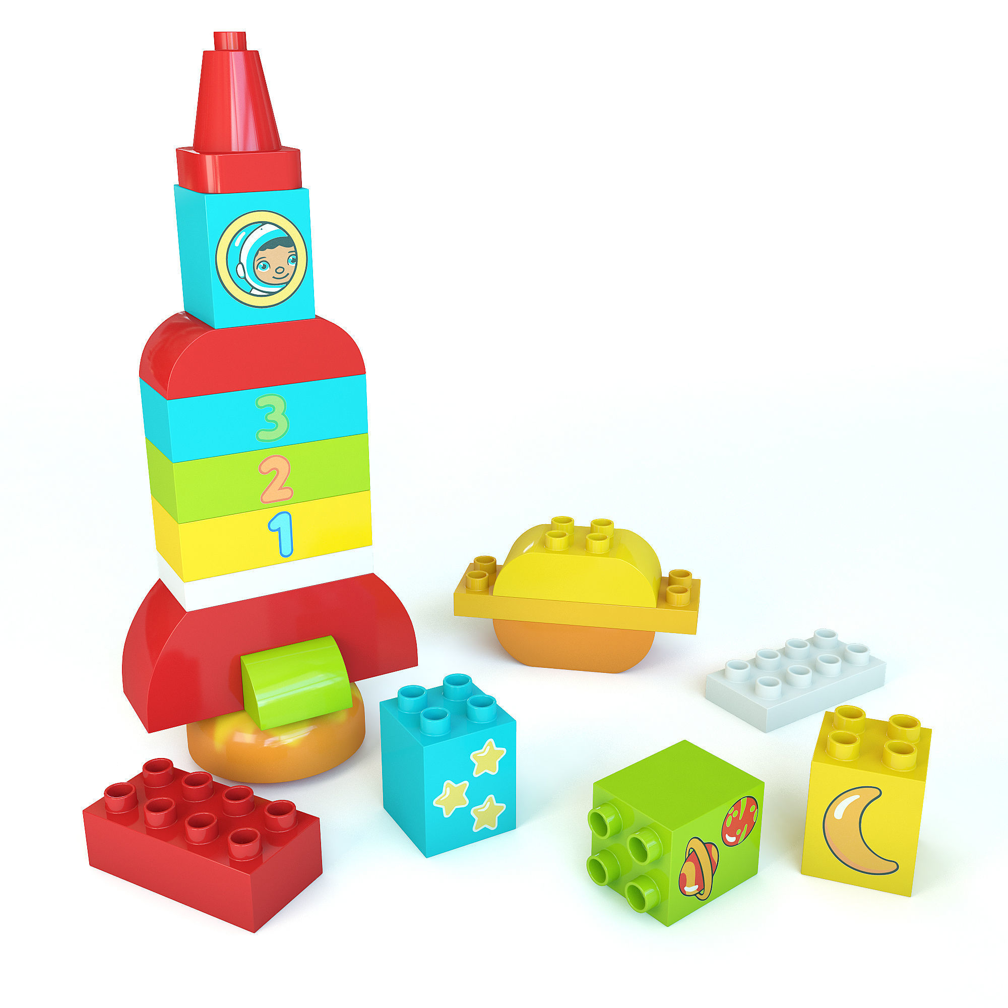 Lego Duplo 10815 3D model_1