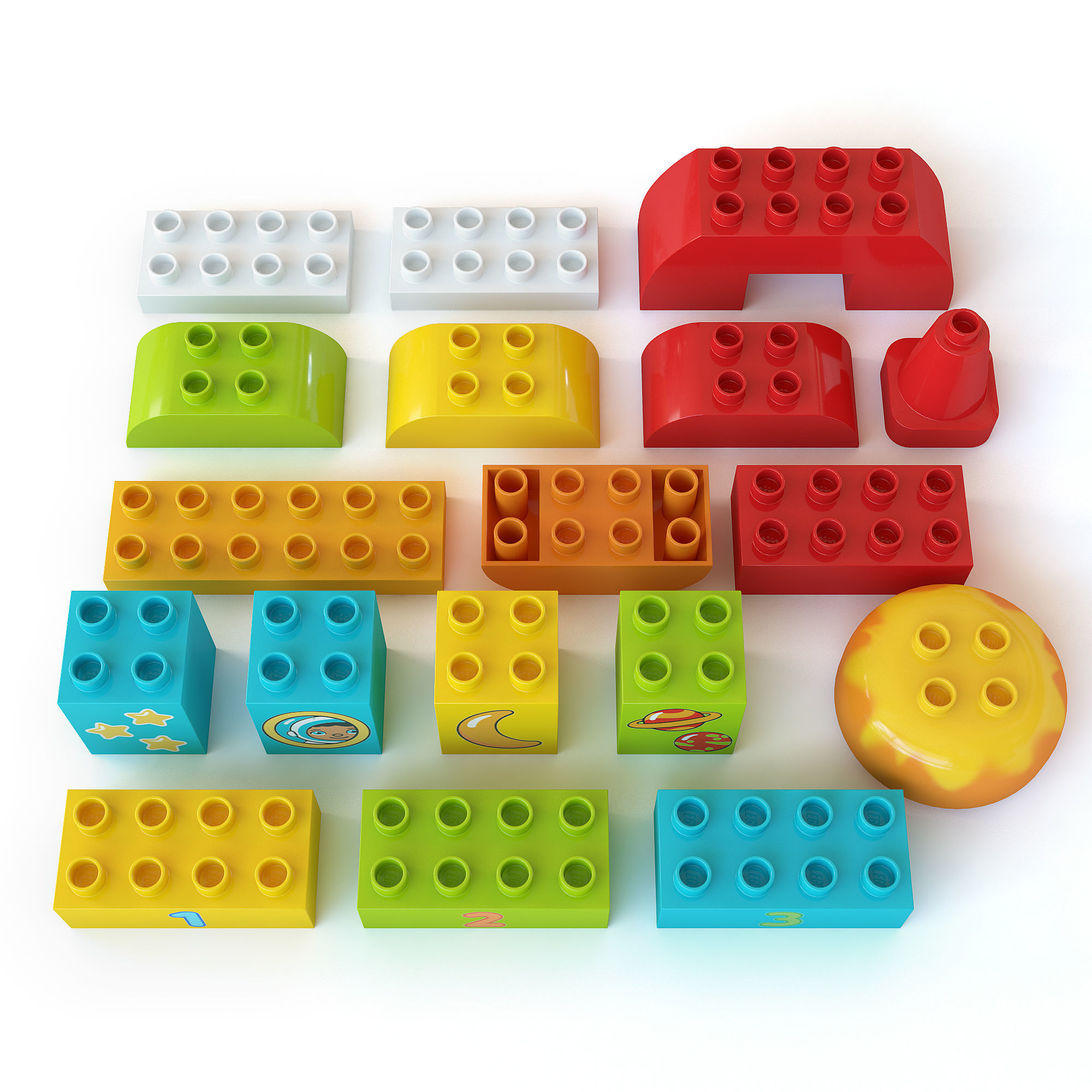 Lego Duplo 10815 3D model_4