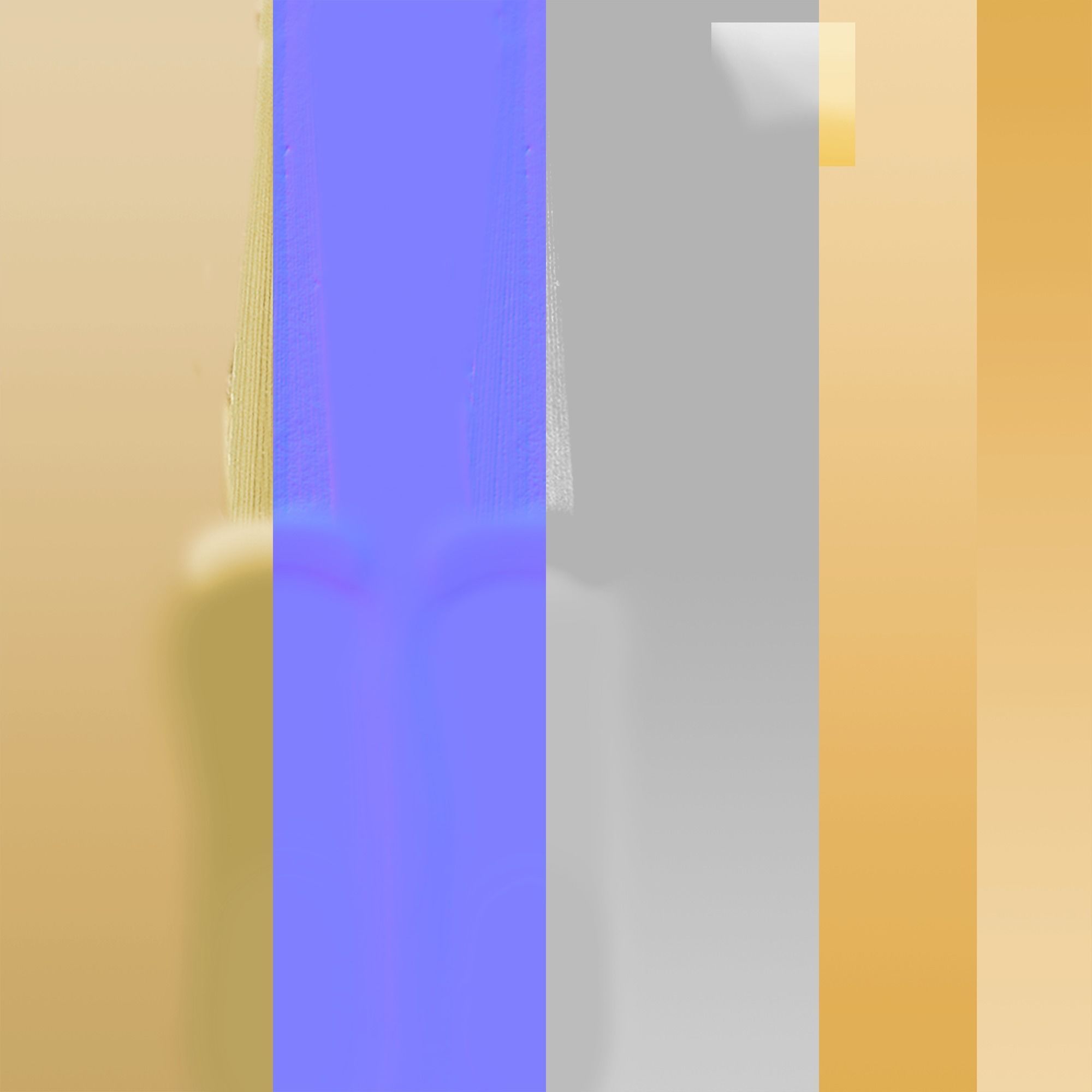 Dry Bent Grass Agrostis Capillaris 3D model_9