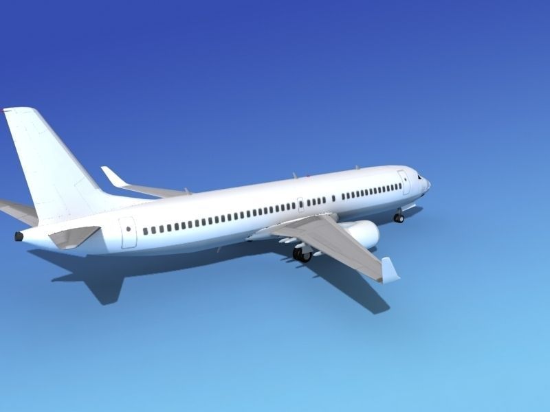 Boeing 737-800ER Unmarked 2 3D model_5