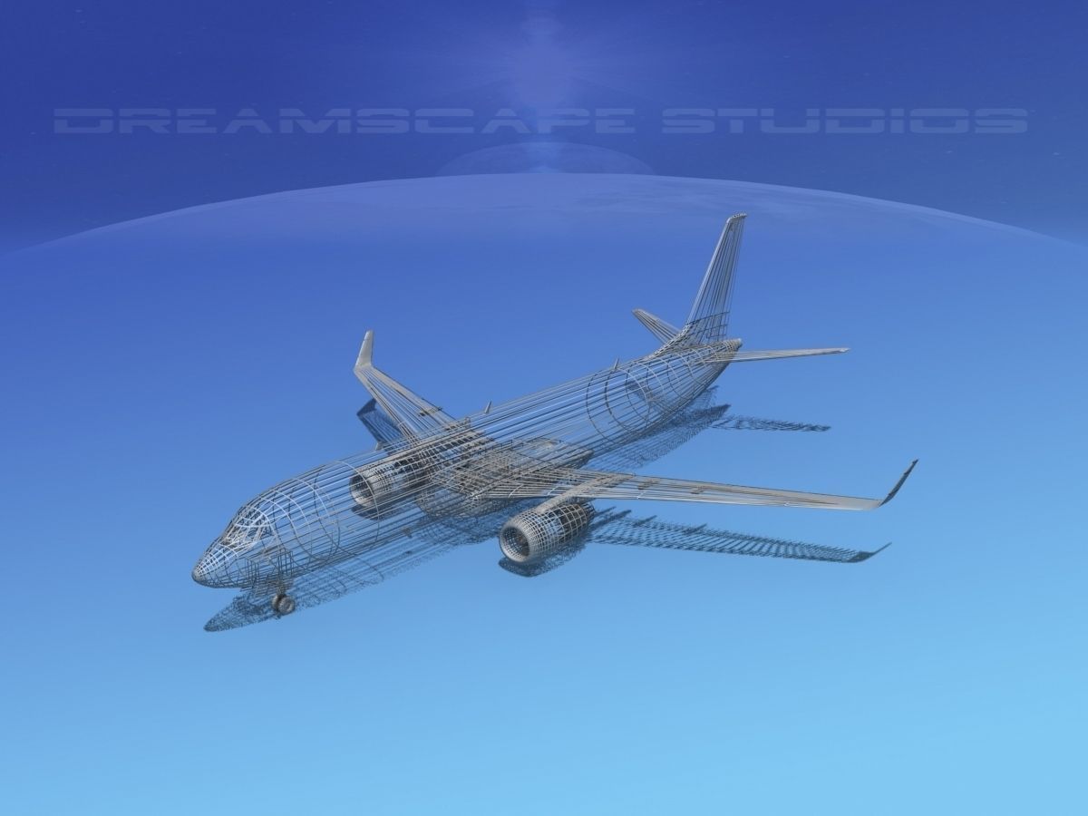 Boeing 737-800ER Unmarked 2 3D model_14