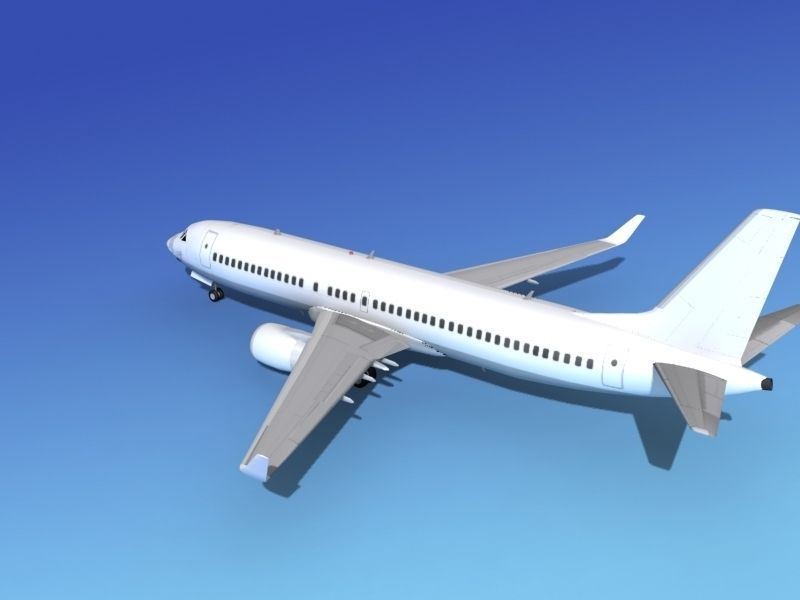 Boeing 737-800ER Unmarked 2 3D model_7