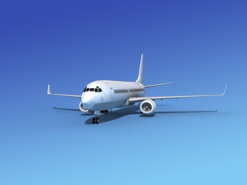 Boeing 737-800ER Unmarked 2 3D model_1
