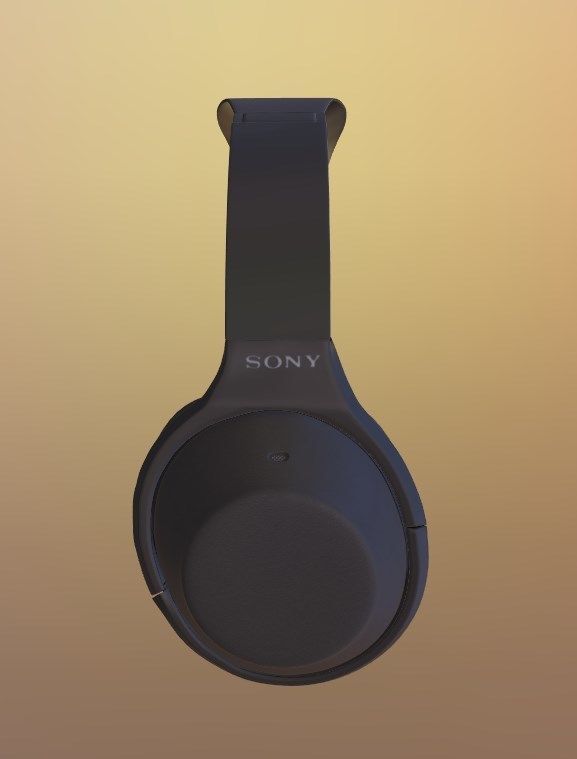 SONY - 1000X Low-poly 3D model_2