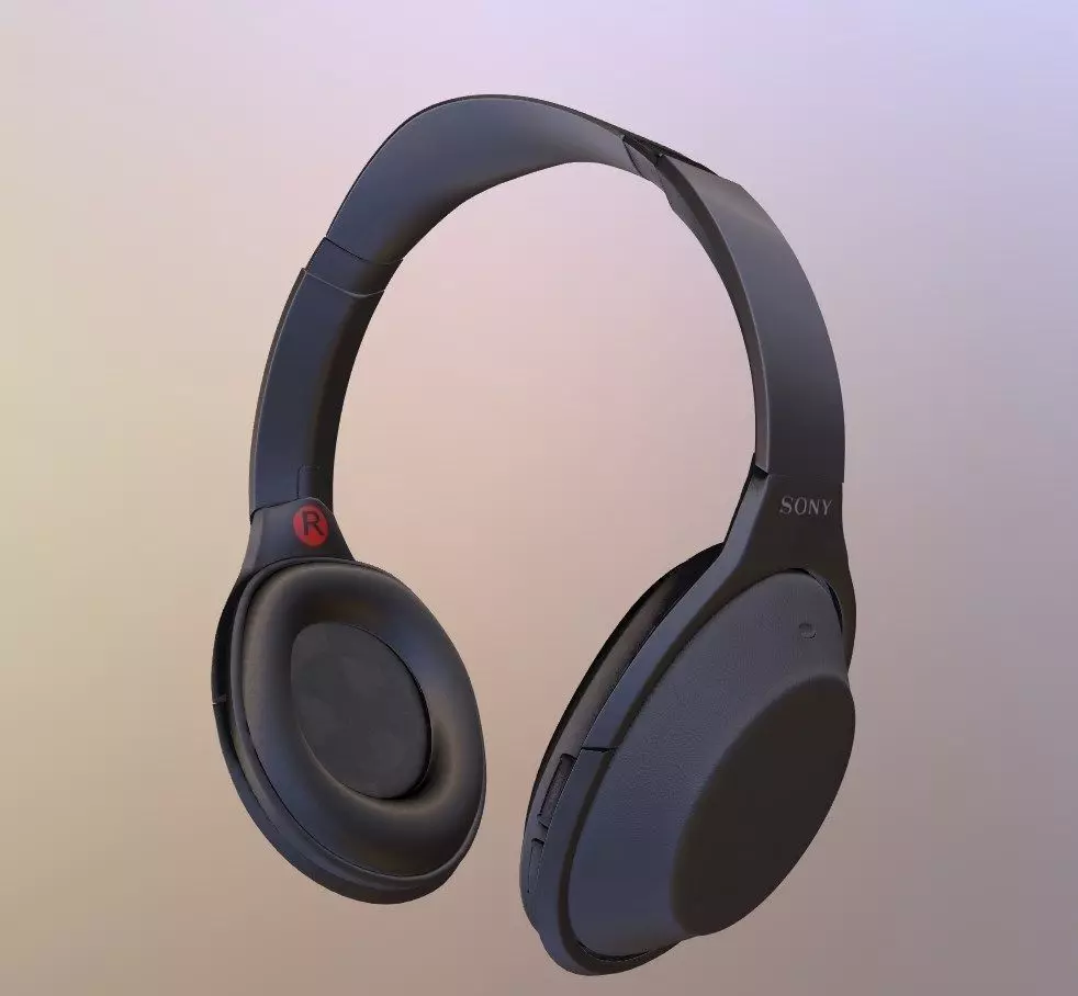 SONY - 1000X Low-poly 3D model_0