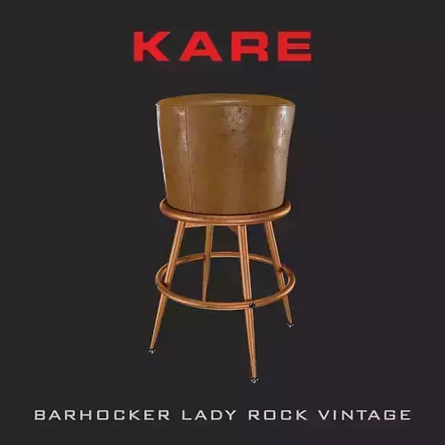 KARE Barhocker Lady Rock Vintage