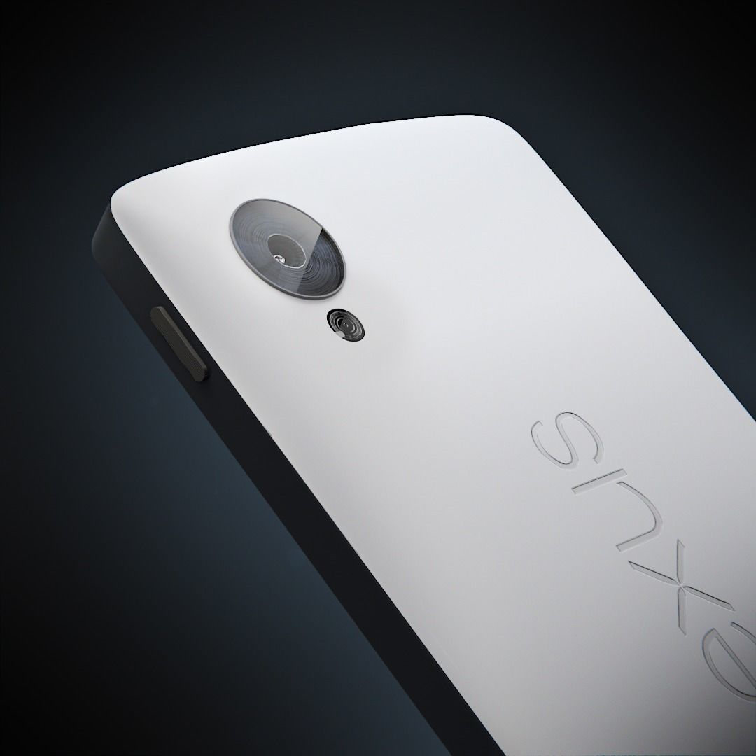 Generic Android Phone Low-poly 3D model_4