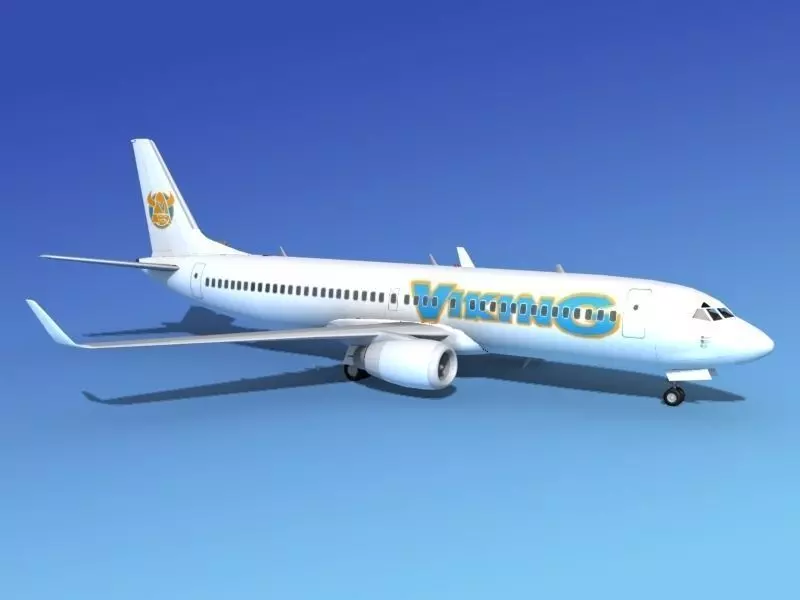 Boeing 737-800ER Viking 3D model