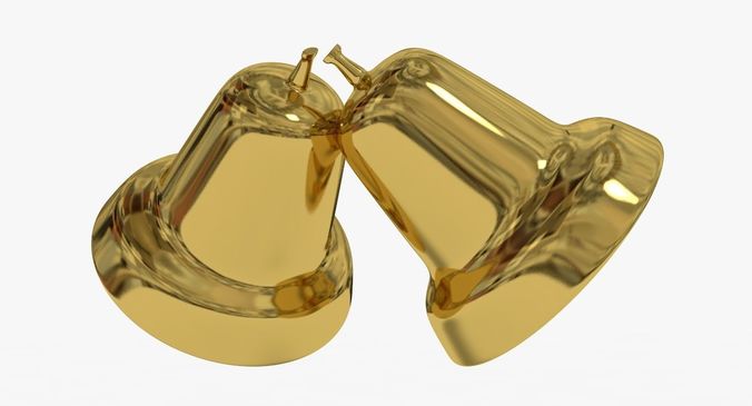 Christmas Bell Model Low-poly 3D model