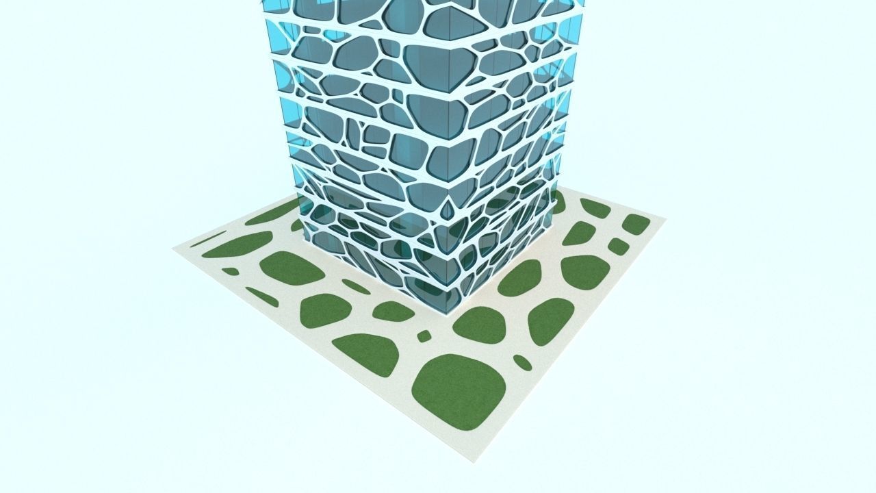 Skyscraper future 3D model_3