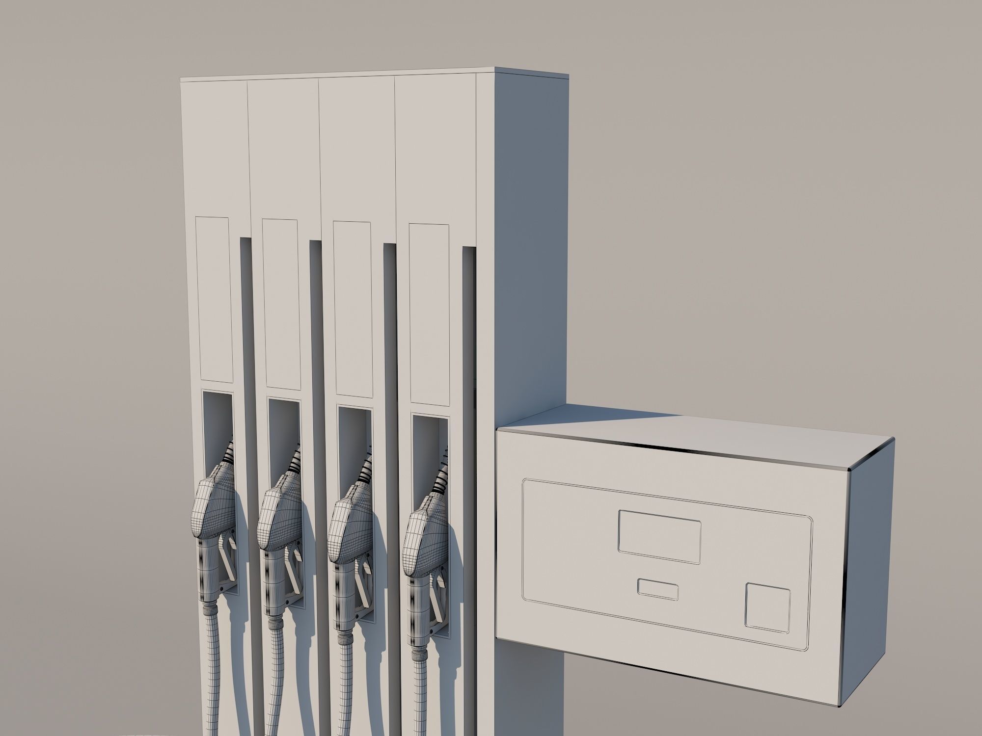 Fuel Dispenser 3D model_5