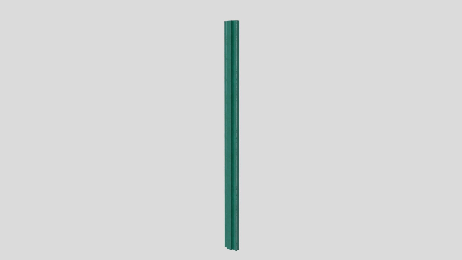 Football Soccer Fence Gate Low-poly 3D model_4