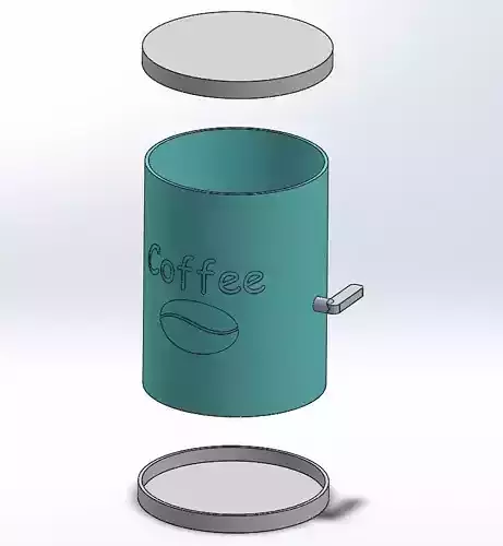 Coffe dispencer for moka pot 3D print model