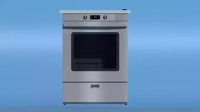 Zanussi electric oven and hobs Free 3D model