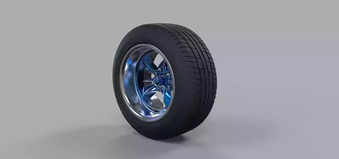Wide car wheel 2