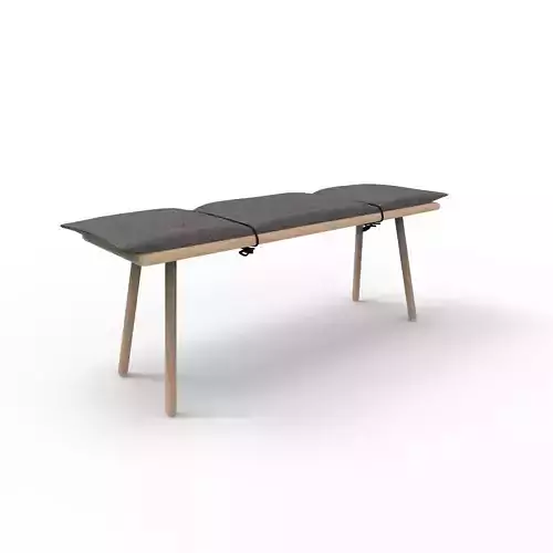 Skagerak Georg Bench Low-poly 3D model